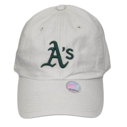 MLB OAKLAND ATHLETICS KHAKI FRANCHISE HAT CAP MEDIUM