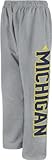 Michigan Wolverines adidas Grey Fleece Sweatpants