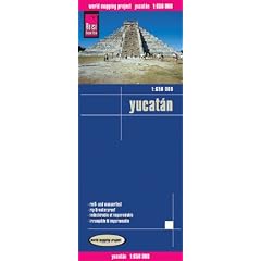 World Mapping Project, Yukatan-Halbinsel: Klassifiziertes Stra�ennetz, Ortsindex, GPS-tauglich, wasserfest impr�gniert