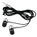 Black / Silver 3.5mm In-Ear Stereo Headset for Samsung Captivate SGH-i897 / Fascinate / Vibrant SGH-T959