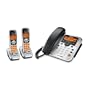 Uniden DECT1588-2 DECT 6.0 Corded/Cordless Digital Answering System with Dual Keypad and Two Cordless Handsets