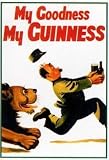 Guinness (My Goodness, My Guinness, Lion) Art Poster Print - 24 X 36