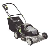 Earthwise 20-Inch  24 Volt Cordless Electric 3-in-1 Lawn Mower with Grass Bag #60020