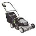 Earthwise 60020 20-Inch  24 Volt Cordless Electric 3-in-1 Lawn Mower with Grass Bag