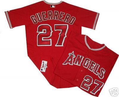 Los Angeles Angels Vladimir Guererro Red Altnernate Authentic Home Jersey