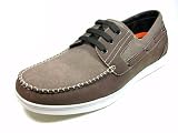 Mens Brown Delli Aldo Driving Moccasins Boat Lace Shoes Styled in Italy