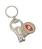 NFL San Francisco 49ers 3-in-1 Nailclipper Keychain