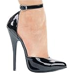 Women's 8265 6 Heel Fetish Pump With Ankle Strap