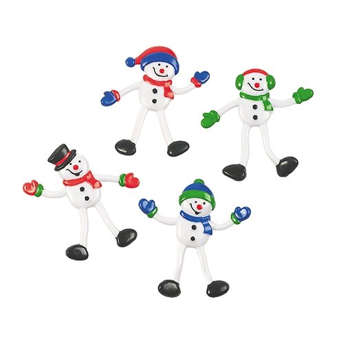 Snowman Bendables - 12 per pack