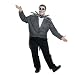 Plu Size Men (50-52) - No Mask Jack Skellington Deluxe Costume (Pants not included)