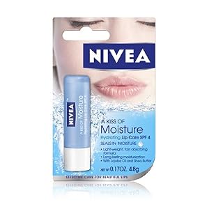 Nivea A Kiss of Moisture Hydrating Lip Care SPF 4 4.8g/0.17oz