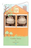 Angel Dear Cuddle Twin Set, Brown Monkey