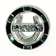 Cut Out Lucky Card Guard - SILVER - Casino Supplies > Card Covers > Premium