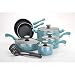 Paula Deen Porcelain Nonstick 12 Piece Cookware Set in Blue 19809