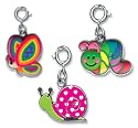 CHARM IT! Set of 3 Animal Charms with Snail, Groovy Butterfly and Caterpillar Charms