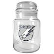 Tampa Bay Lightning 31oz Glass Candy Jar NHL Hockey