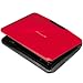 GREEN HOUSE 7型ワイド CPRMポータブルDVDプレーヤー トゥルーレッド GHV-PDV780R