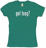 got long? Women's Tee Shirt Large-Kelly Green Babydoll (petite fit)