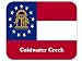 US State Flag - Coldwater Creek, Georgia (GA) Mouse Pad