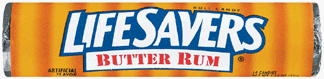 Lifesavers Candy Butter Rum - 14 Pieces Pack, 20 Packs by WRIGLEY
