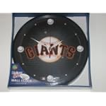 SAN FRANCISCO GIANTS 12" Team Colors & Logo Round WALL CLOCK