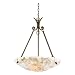 Quoizel SH2824RN Stonehaven 29-Inch Pendant with 3 Uplights with Marble Stone Shade, Renaissance Finish