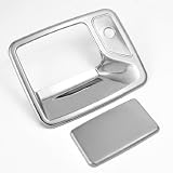 Exterior Fine Polished Chrome Door Handle Cover Trim Kit 8 PCs w o Passenger Side... by Astra Security