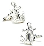 IMAGE OF Anchor Cufflinks - Aviation/Nautical Formal Wear - Cufflinks