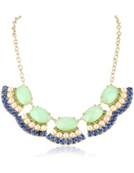 5 Station Pl Fan Necklace, 22"