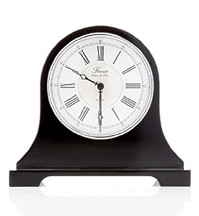 Black Napoleon Mantle Clock