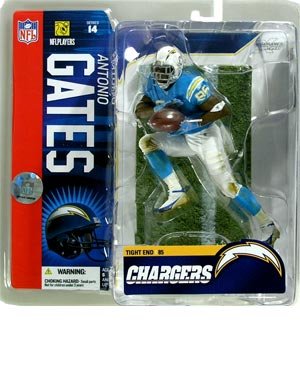 McFarlane Toys 6 NFL Series 14 - Antonio Gates Blue Jersey