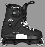 Razor Aragon 2 Pro Aggressive Inline Skates - Free Hyphy Trilogy DVD Included