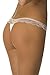 Velvet Kitten Lace Surprise Thong #123247 (Medium, Ivory)