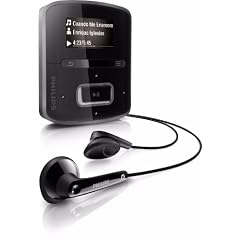 Philips SA3RGA04KN/02 GoGear RaGa 4GB MP3-Player, 2,5 cm (1,0 Zoll) LCD-Display
