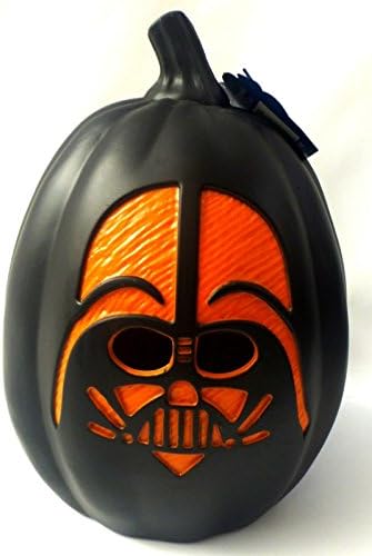 Star Wars Darth Vader Light Up Pumpkin Halloween Decoration Prop Accessory 12 in