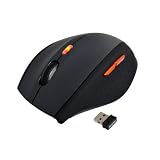 TeckNet Wireless Mouse - Souris - optique - sans fil - 2.4 GHz - r�cepteur sans fil USB Nano - Noirpar TeckNet