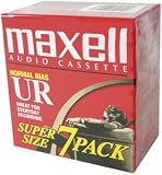 MAXELL UR-90 Blank Audio Cassette Tape (7 pack)