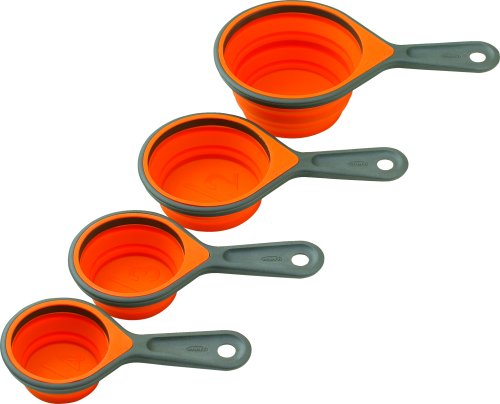 Chef'n SleekStor Collapsible Measuring Cup Set, Apricot