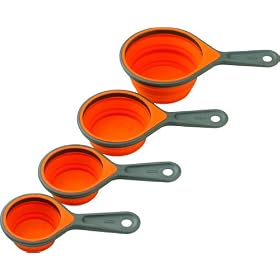 Chef'n SleekStor Collapsible Measuring Cup Set, Apricot by Chef'n