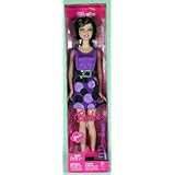 Barbie Glam : RAQUELLE in purple t-shirt and polka dots skirts