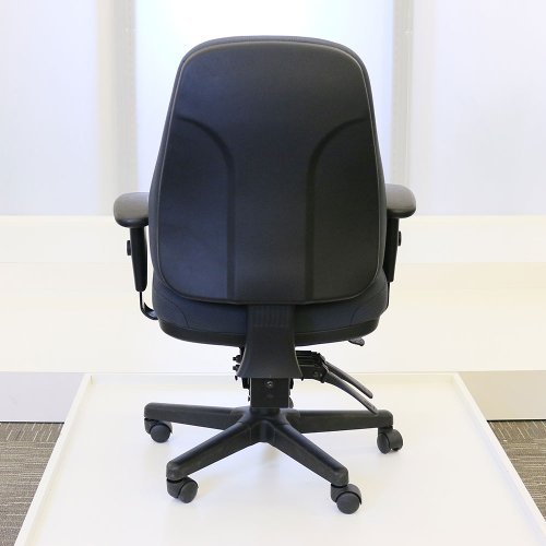 Eurotech Seating 24/7 Collection Heavy Duty Ergonomic Task Chair, Black