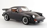 Porsche 911 Carrera 3.2 Coupe, schwarz, mit Spoilerpaket, 1984, Modellauto, Fertigmodell, Premium Cls 1:12