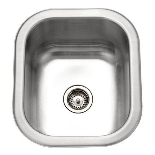 Houzer CS-1307-1 Club 12-7/16-by-14-11/16-Inch Undermount Stainless Steel Bar or Prep Sink