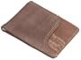 Levi's Men's Front Pocket Wallet With Money Clip,Brown,One Size