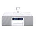 iLuv Bluetooth & Dock with MP3/CD/Dual Alarm - White (I199WHT)