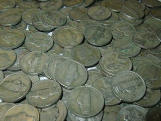 One Roll of 40 Silver War Nickels, 1942-11945-image