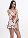 Choies Women's Floral Print Long Sleeves Romper Playsuit L Multi