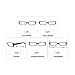 Fashion Reading Glasses 2.00 3 Black (3 Pack) F503