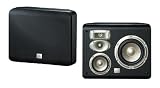 JBL L820 6-Inch 4-Way Wall-Mountable Bookshelf Loudspeakers (Pair, Black)