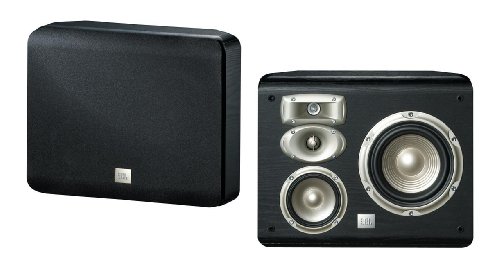 JBL L820 6-Inch 4-Way Wall-Mountable Bookshelf Loudspeakers (Pair, Black)